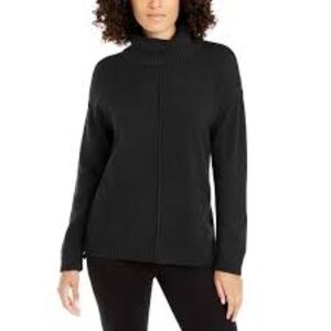 Alfani Dropped-Shoulder Turtleneck Sweater